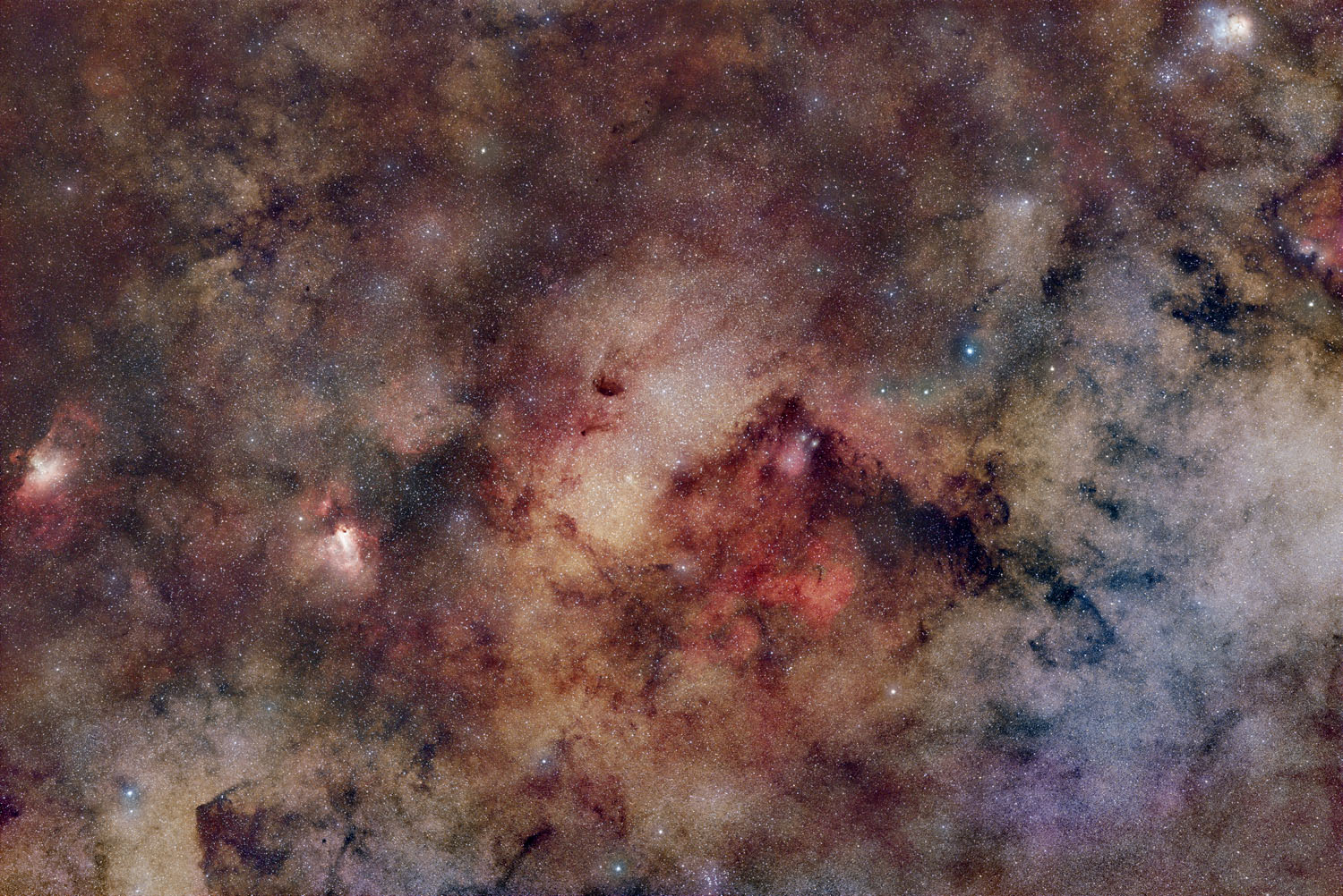 Dust on the Chameleon